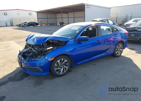 2017 Honda Civic Ex из США, поврежденный, VIN 2HGFC2F72HH508139